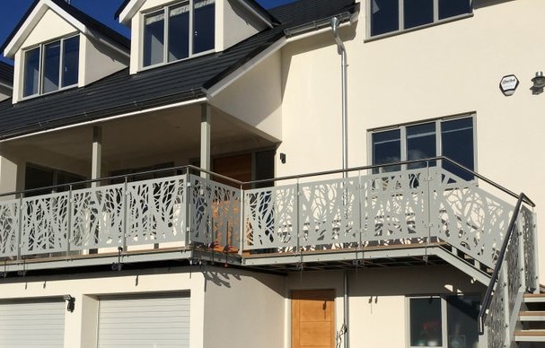 Ornimental metal balustrade