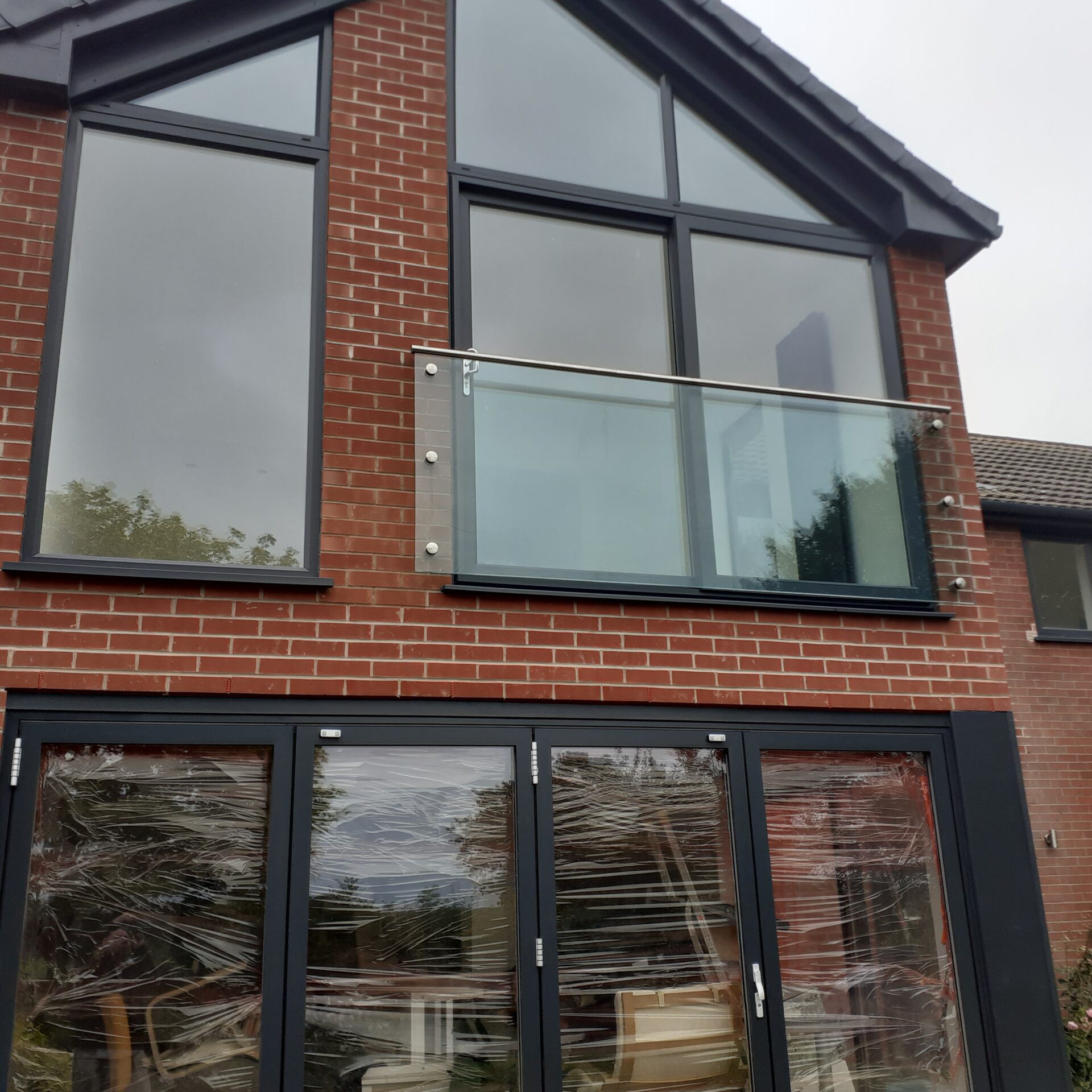 Frameless Juliet Balconies 5 frameless juliet balcony with handrail