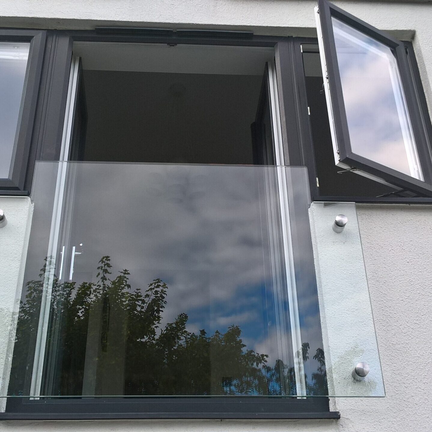 Frameless Juliet Balconies 6 podium frameless juliet balcony