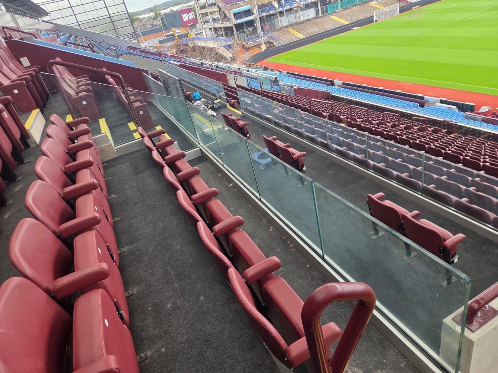 villa-park-sports-bar-balustrades Glass balustrades at the Villa Park Sports Bar