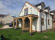 Frameless glass balustrade on a timber frame platform in the Midlands